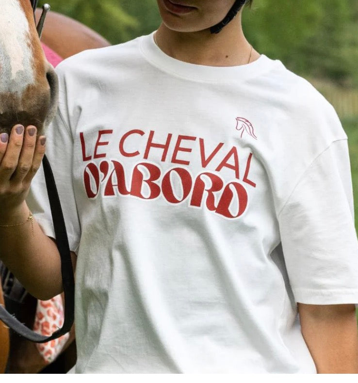 T-shirt équitation coton bio – confortable et respirant